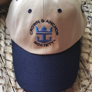 NWOT Royal Caribbean Crown & Anchor Society Baseball Style Hat/Cap